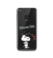 Snoopy Tasarımlı Süper Şeffaf Silikon Telefon Kılıfı Huawei P9 Lite 2017 