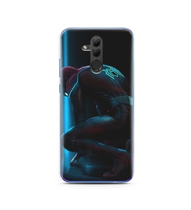 Örümcek Adam Tasarım Süper Şeffaf Silikon Telefon Kılıfı Huawei Honor 20 Lite 