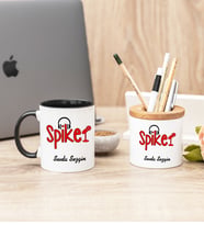 Spiker Siyah Kupa Bardak Ve Kalemlik Hediye Seti