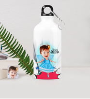 BK Gift Kişiye Özel Kız Çocuk Karikatürlü Metal Suluk 500 Ml 1