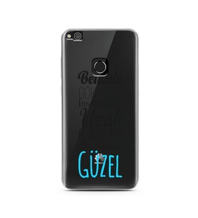Belkide Tasarımlı Süper Şeffaf Silikon Telefon Kılıfı Huawei P9 Lite (2017)     