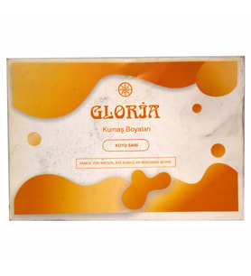 Gloria Kumaş Boyası Koyu Sarı 10 Gr Paket