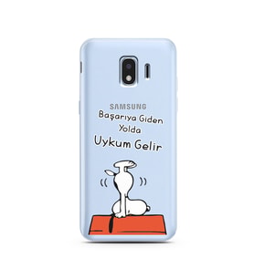 Snoopy Tasarımlı Süper Şeffaf Silikon Telefon Kılıfı Samsung J2 Pro (2018)