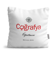 BK Gift Kişiye Özel Coğrafya Öğretmeni  Yastık  1