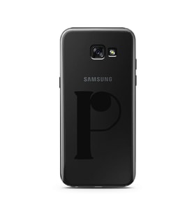 Samsung A5 (2015) Harf Tasarımlı Telefon Kılıfı P-Harfi 