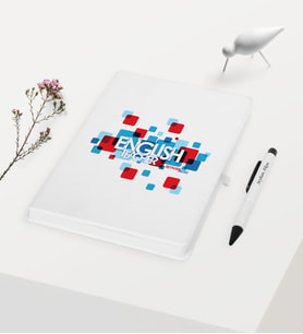 BK Gift Kişiye Özel İngilizce Öğretmeni Temalı Beyaz Defter Kalem Hediye Seti - 3