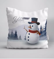 BK Gift Kişiye Özel İsimli Yılbaşı Mutlu Yıllar Yastık-19 (Beyaz)