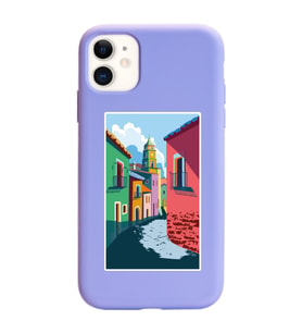 Lila Lansman Telefon Kılıfı Iphone 11