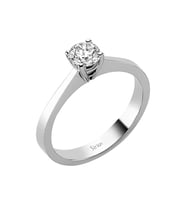 Sirius E Renk 0,54 Karat Pırlanta Tektaş Yüzük 0723R0060