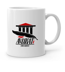 BK Gift Kişiye Özel Mesleki Avukat Beyaz Kupa Bardak  7