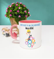 Metalurji Ve Malzeme Mühendisi Kupa Bardak Pembe