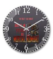 Mortal Kombat 2 Duvar Saati Bombeli Gercek Cam