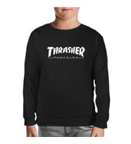 Thrasher Magazine Siyah Çocuk Sweatshirt