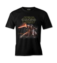 Star Wars - The Force Awakens 10 Siyah Erkek Tshirt