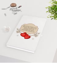 BK Gift Kişiye Özel Sevgililer Günü Beyaz Defter-119