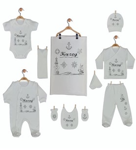 Pia Baby GL 1928 10 Parça İsme Özel Hastane Çıkışı