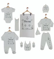 Pia Baby GL 1928 10 Parça İsme Özel Hastane Çıkışı