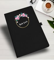 KİŞİYE ÖZEL  ÇİÇEK TEMALI  DEFTER &  AJANDA