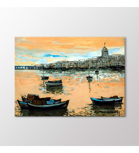 Arty Tablo Galata Kulesi Tablo (Karışık)