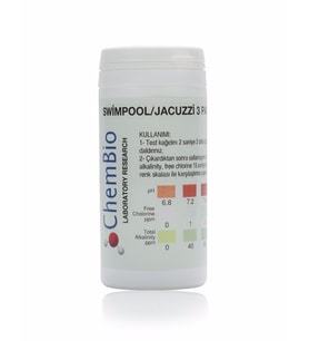 ChemBio Havuz PH Sertlik Klor Alkalinite Test Kiti 50ad.