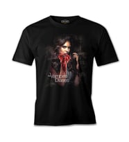 Vampire Diaries Siyah Erkek Tshirt