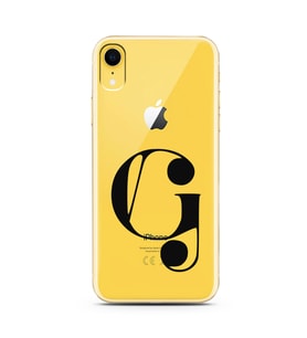 Iphone XR Harf Tasarımlı Telefon Kılıfı G-Harfi 