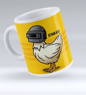 BK Gift Kişiye Özel PUBG Kupa Bardak - 2 (Beyaz)