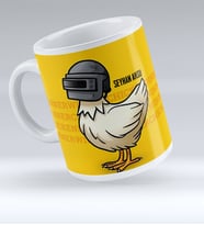 BK Gift Kişiye Özel PUBG Kupa Bardak - 2 (Beyaz)