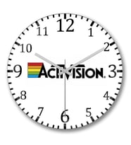Activision Duvar Saati Bombeli Gercek Cam