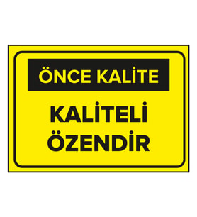 MIGNATIS - Kalite Özendir Levhası - Sac Malzeme 25x35cm