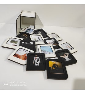 Kişiye Özel Polaroid Resim Çerçevesi  Beşiktaşlı Beyaz Kutulu