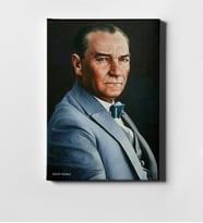 BK Gift Kişiye Özel Atatürk Kanvas Tablo 50x70cm 3