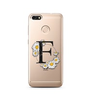 Papatya Harf Tasarım Süper Şeffaf Silikon Telefon Kılıfı Huawei P9 Lite (2017) M