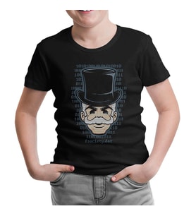 Mr. Robot - FSociety Siyah Çocuk Tshirt