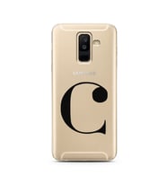 Samsung A6 Plus Harf Tasarımlı Telefon Kılıfı C-Harfi 