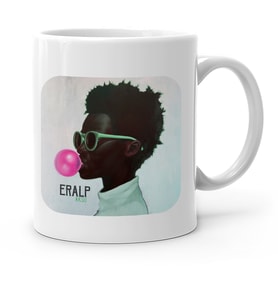 BK Gift Kişiye Özel Retro Face Tasarımlı Beyaz Kupa Bardak  1