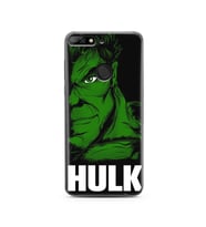 Hulk Tasarım Süper Şeffaf Silikon Telefon Kılıfı Huawei Y7 2018