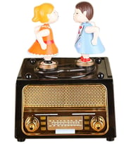Kişiye Özel Nostaljik Radyo Görünümlü Müzik Kutusu