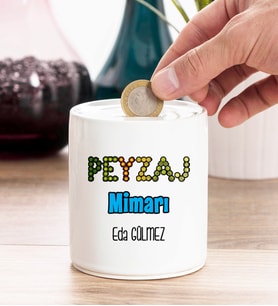 Peyzaj Mimarı Kişiye Özel Kumbara
