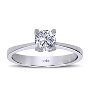 Lova H Renk 0,55 Karat Pırlanta Tektaş Yüzük - 1030030