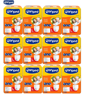 Canped Emici Külot Hasta Bezi Büyük-Large 96 Adet (12Pk*8)