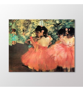 Arty Tablo Kırmızılı Balerinler Tablo (Karışık)