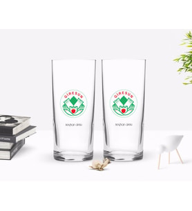 BK Gift Kişiye Özel Renkli Baskılı Giresun Tasarımlı Turistik İkili Rakı Bardağı Seti-1 (Beyaz)