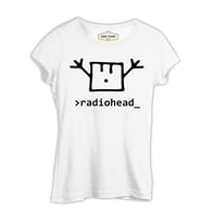Radiohead Beyaz Kadın Tshirt