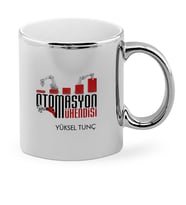 BK Gift Kişiye Özel Mesleki Otomasyon Mühendisi Krom Kupa Bardak  1
