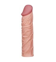 Lilitu Shop Nature Extender 5 cm Dolgulu Premium Ten Rengi Silikon Penis Kılıfı