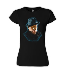 Rocky Balboa Siyah Bayan Tshirt