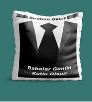 BK Gift Kişiye Özel Babalar Günü Temalı Yastık 25627