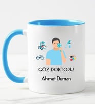 Göz Doktoru Kupa Bardağı Mavi