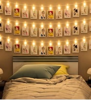 Mandallı ve Pilli Dekoratif Led Aydınlatma 20 Sarı Işık 3 metre